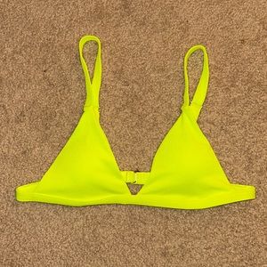 Solid Triangle Bikini Top